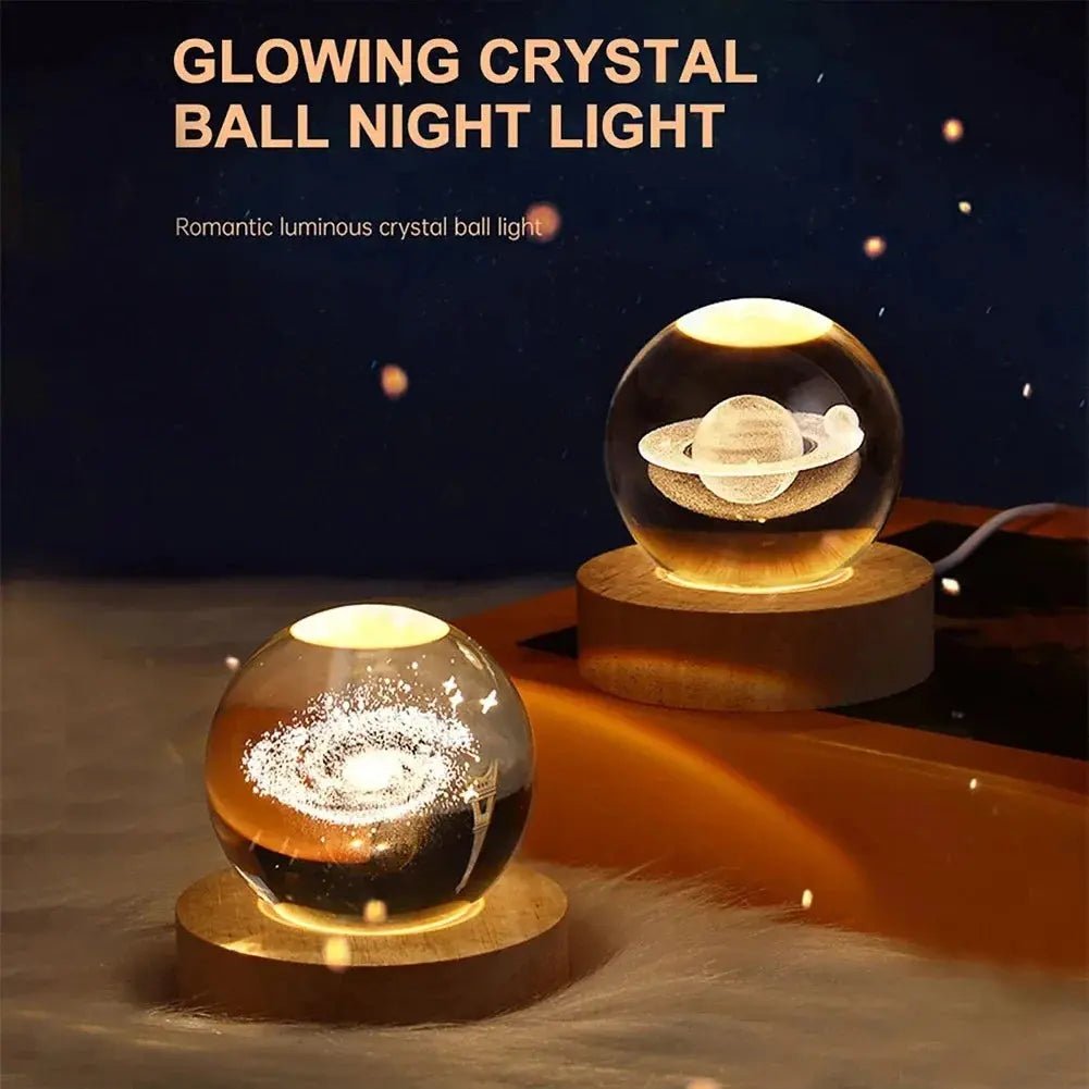 Unique 3D Crystal Ball Lamp - Image 2